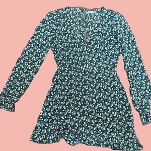 Reformation Elenor long sleeve mini dress